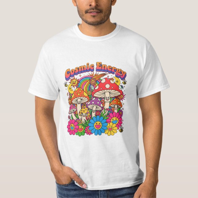 Camiseta MASHROOM COSMIC ENERGY T-Shirt (Frente)