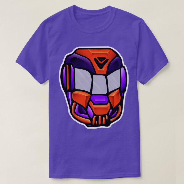 CAMISETA MASK ROBOT HERO (Frente do Design)