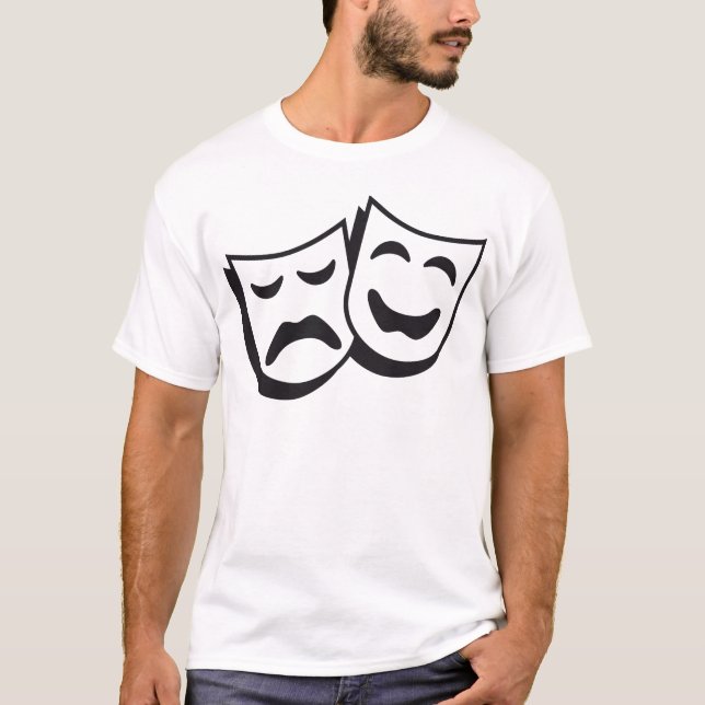 Camiseta mask theatre (Frente)