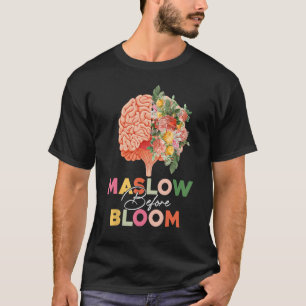 Camiseta Maslow Antes Da Psicologia Bloom Necessidades Huma