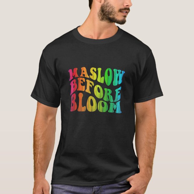Camiseta Maslow Before Blooms Special Education SPED School (Frente)