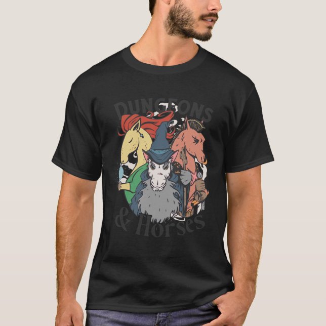 Camiseta Masmorras & Cavalos (Frente)