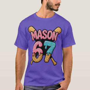 Camiseta Mason 67 Sorvete Gotejante de Beisebol