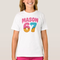 Mason 67 Sorvete Meme Engraçado Seis Sete Matizes