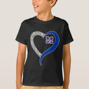 Camiseta Mason Bulldog Logotipo Diamond Heart Hs