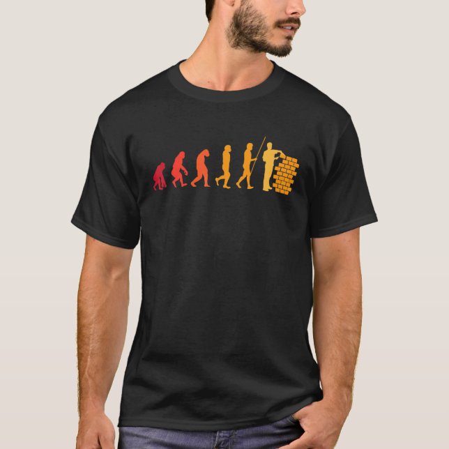 Camiseta Mason Evolution Wall Builder (Frente)