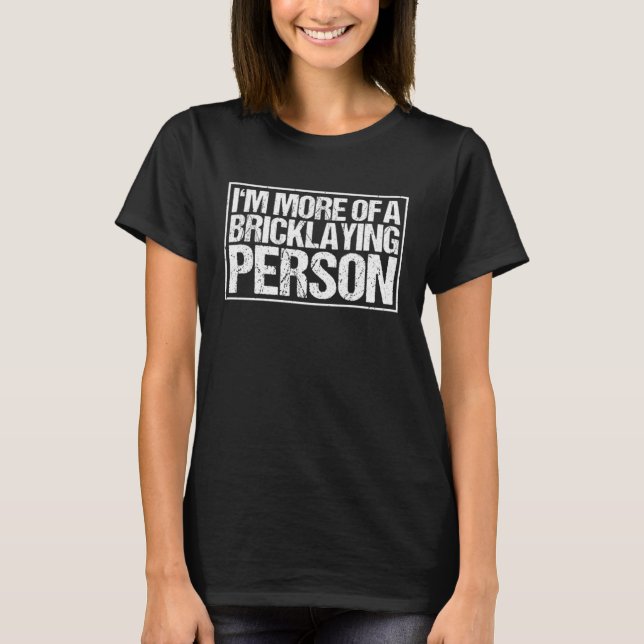 Camiseta Mason, sou mais uma pessoa de Bricklayer (Frente)