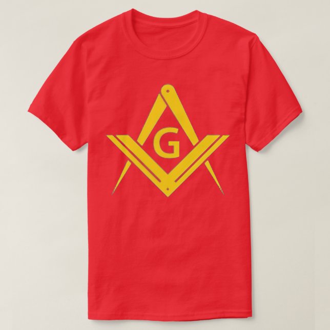 Camiseta Masonic Entered Apprentice Square Compass Freemaso (Frente do Design)