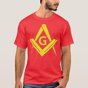 Camiseta Masonic Entered Apprentice Square Compass Freemaso
