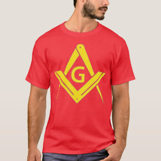 Camiseta Masonic Entered Apprentice Square Compass Freemaso