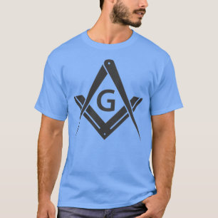 Camiseta Masonic Shirt Square Compass Sensível Freema Moder