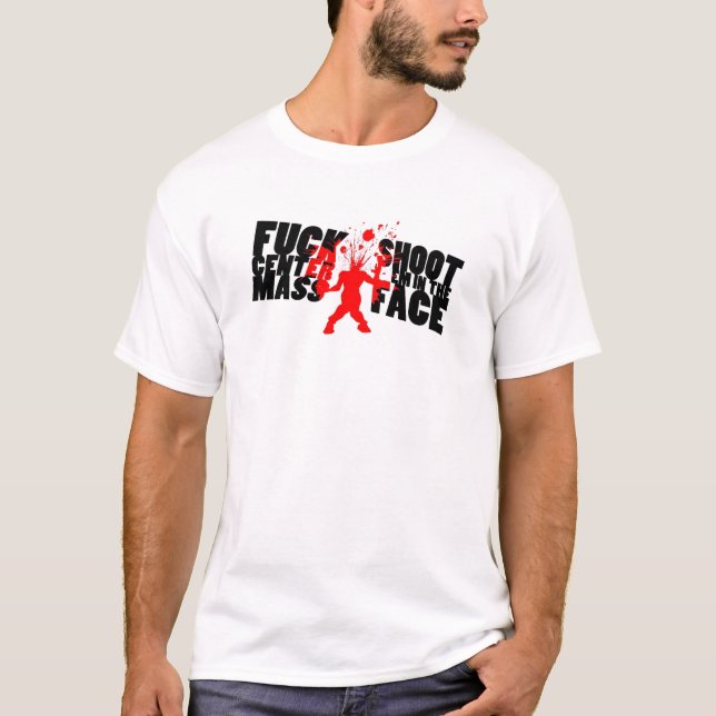 Camiseta Massa center de F@#%, em do tiro na cara (Frente)
