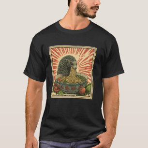 Camiseta Massa de selo postal de arte japonesa clássica Pan