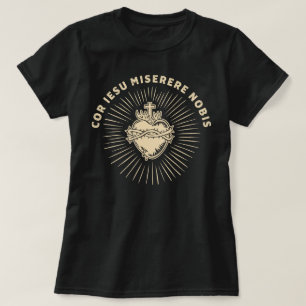 Camiseta Massa Latim Católica Sagrada Coração de Jesus