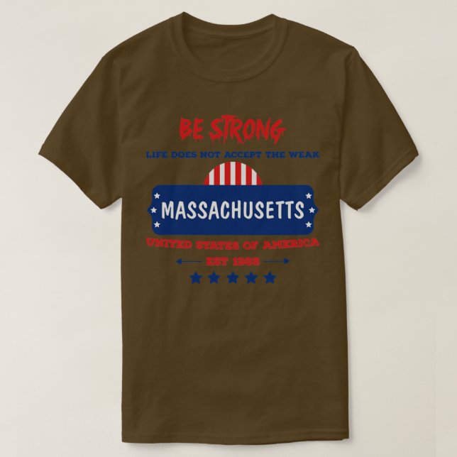 Camiseta Massachusetts10 (Frente do Design)