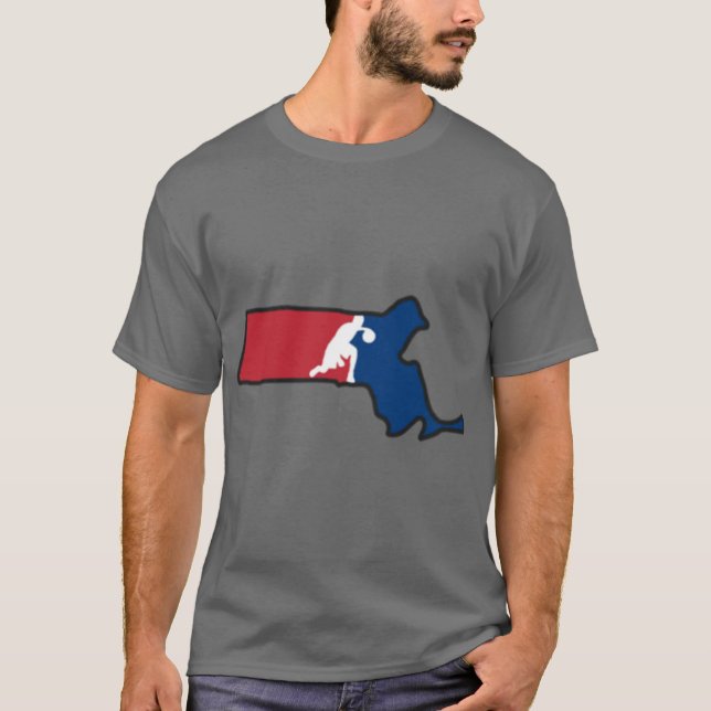 Camiseta Massachusetts Basketball USA Colors (Frente)