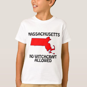 Camiseta Massachusetts - Bruxaria Não Permitida