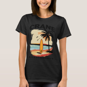 Camiseta Massachusetts Crane Surfboard Men Mulheres