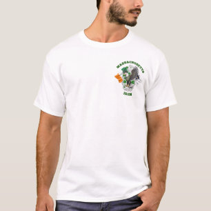 Camiseta Massachusetts Irish American Crest
