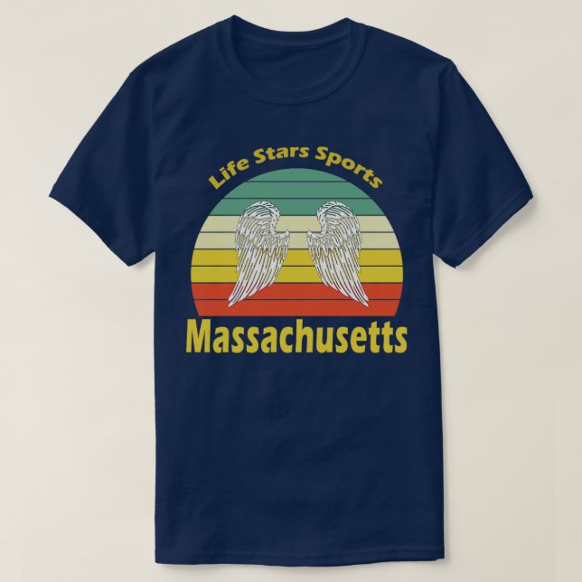 Camiseta Massachusetts Retro (Frente do Design)
