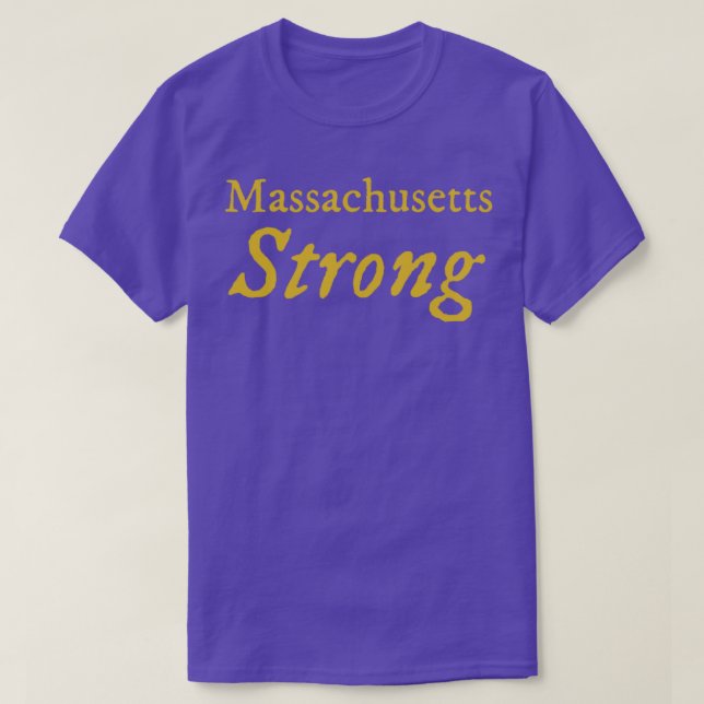 Camiseta Massachusetts Strong (Frente do Design)