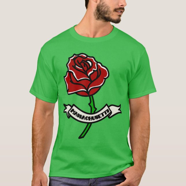 Camiseta Massachusetts Super Dimensionado 5 (Frente)