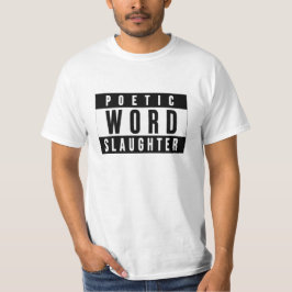 CAMISETA MASSACRE DE PALAVRAS POÉTICAS