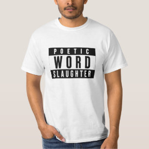 CAMISETA MASSACRE DE PALAVRAS POÉTICAS