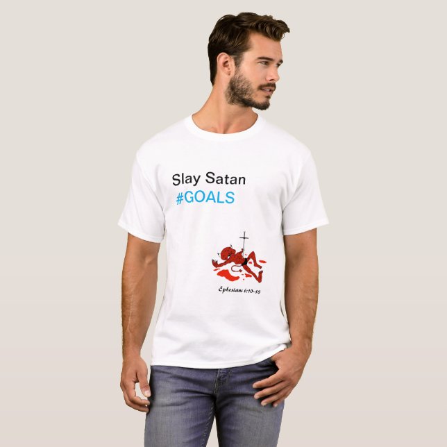 Camiseta Massacre o #GOALS da satã - Tshirt unisex (Frente Completa)