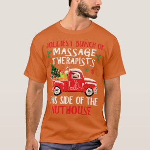 Camiseta Massagem Incrível Terapista Red Truck Feliz Christ