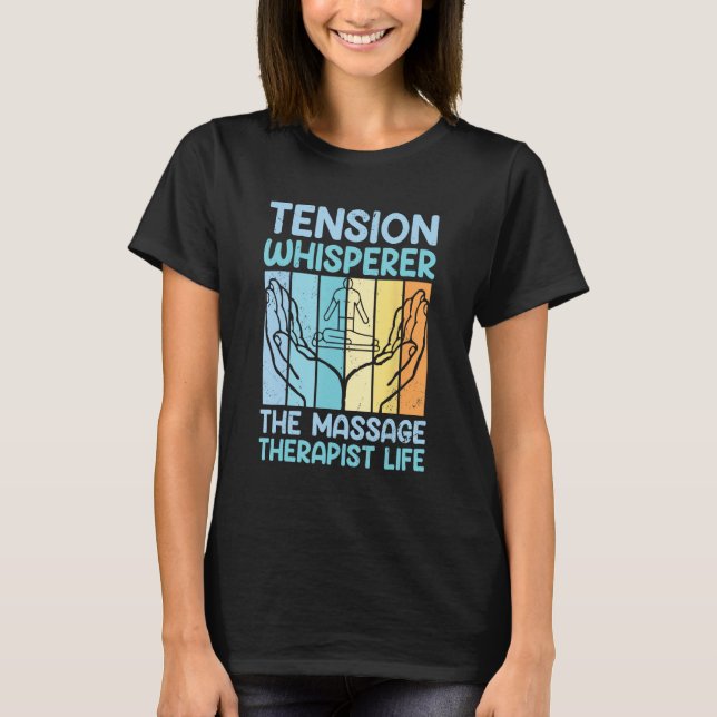 Camiseta Massagem Licenciada Terapia de Massagem Terapia Ma (Frente)
