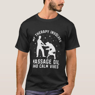 Camiseta Massagem Licenciada Terapia de Massagem Terapia Ma