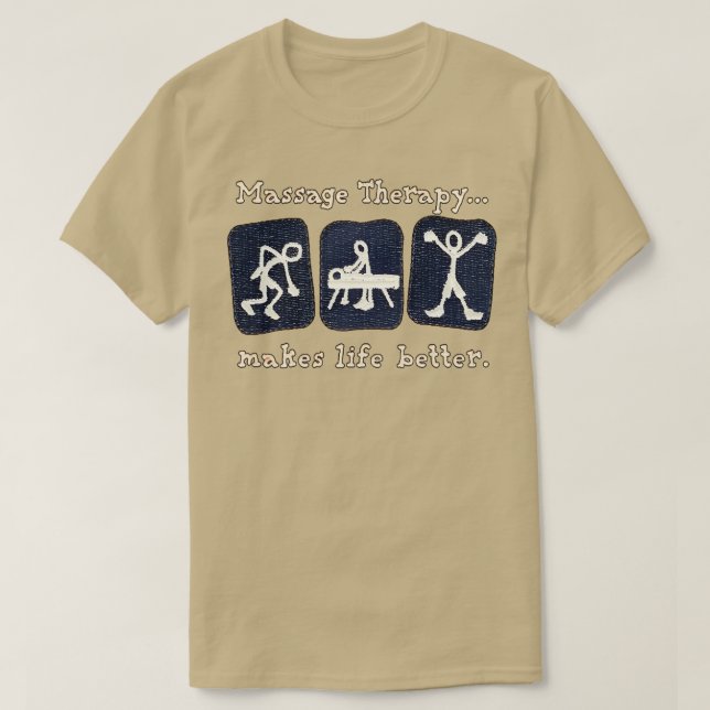 Camiseta Massagem terapêutica melhora a qualidade de vida 5 (Frente do Design)