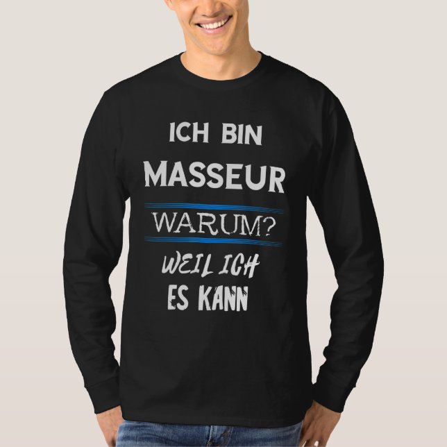 Camiseta Massager Physios Massage Therapist Ortopedic Pro (Frente)