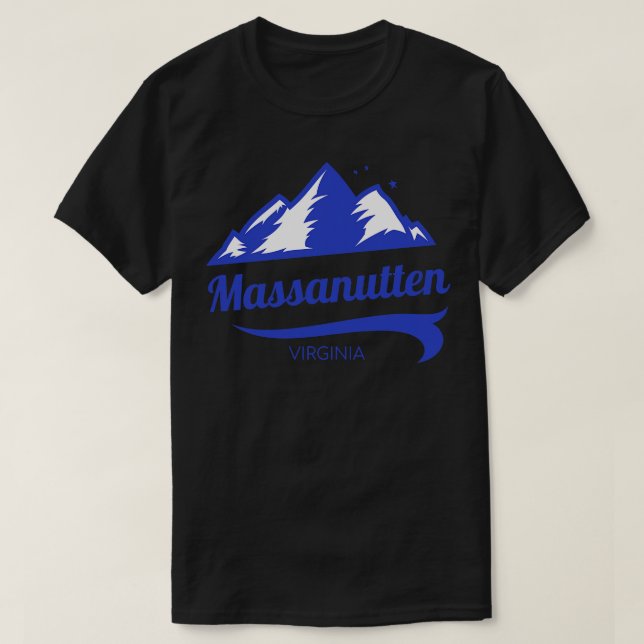 Camiseta Massanutten ski Virginia 1 (Frente do Design)