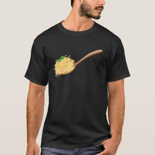 Camiseta Massas alimentícias de espaguete Comida italiana P