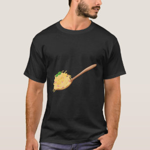 Camiseta Massas alimentícias de espaguete Comida italiana P