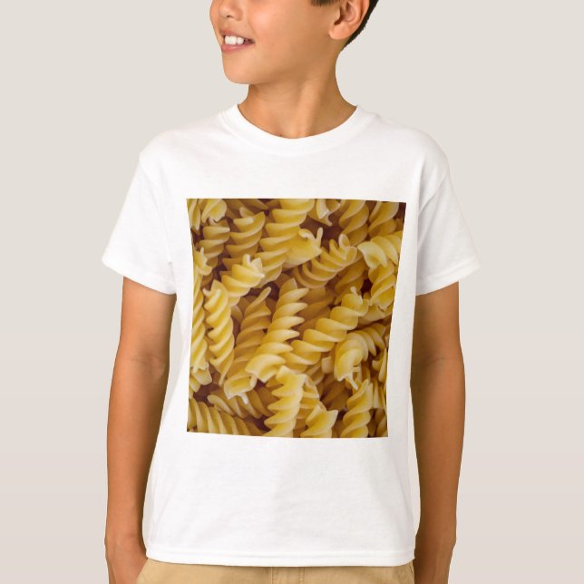 Camiseta Massas alimentícias fusilli (Frente)