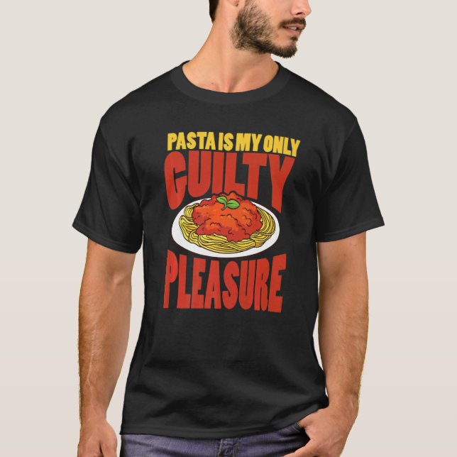 Camiseta Massas alimentícias italianas Pizza Comida Pasta m (Frente)