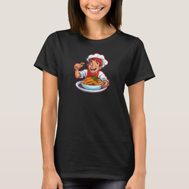 Camiseta Massas alimentícias para a cara (Frente)
