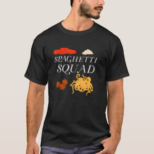 Camiseta Massas de Comida italiana de massa de espaguete