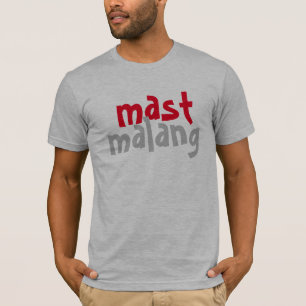 Camiseta mast malang desi livre espírito divertimento índio