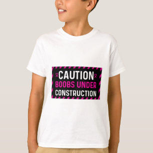Camiseta Mastectomia Mama De Cancer Mama Em Construção
