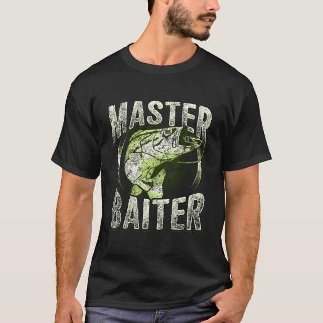 Camiseta Master Baiter Funny Fish Hoodie (Frente)