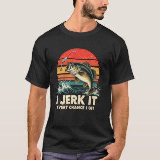 Camiseta Master Baiter I Jerk it Every Chance I Get Bass Fi