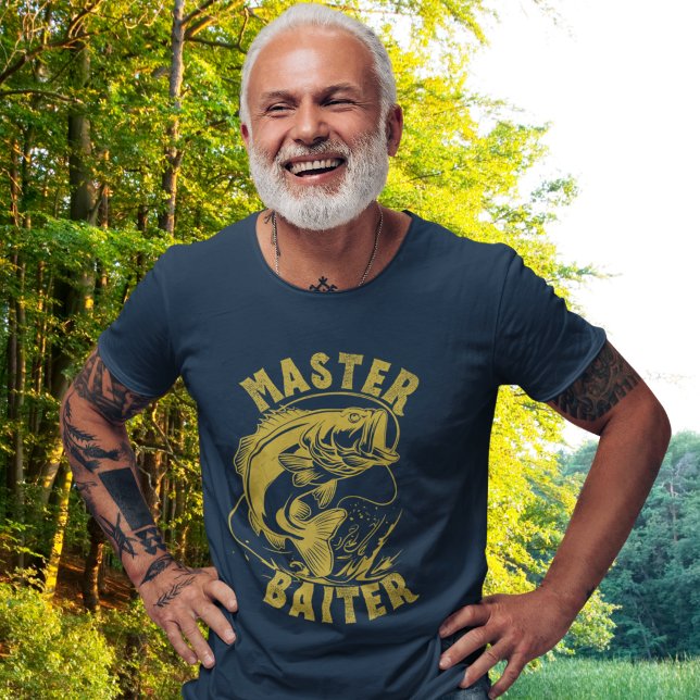Camiseta Master Baiter – Perfect Gift for Fishing Lovers  (Criador carregado)