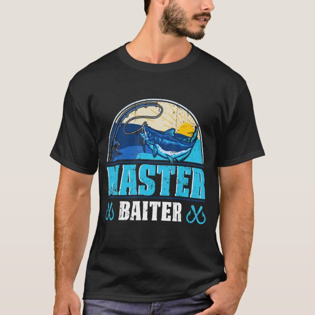 Camiseta Master Baiter Wels Catfish Hunter (Frente)