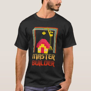 Camiseta Master Builder Building Blocks Camada de Engenheir