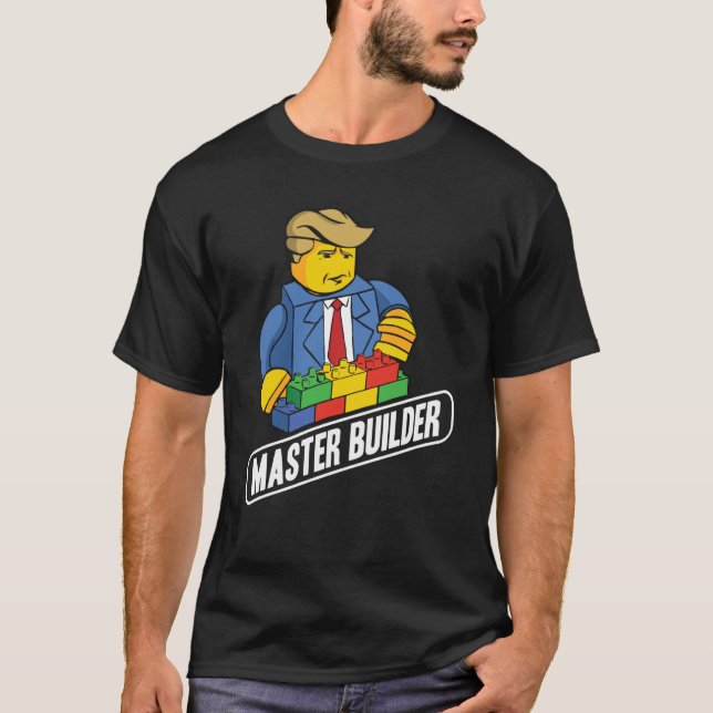 Camiseta Master Builder Building Blocks Men Women Youth 25 (Frente)