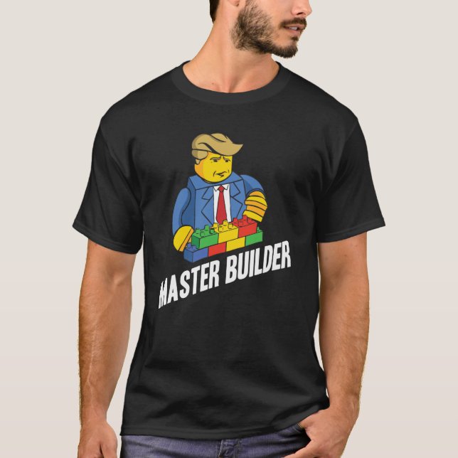 Camiseta Master Builder Building Blocks Men Women Youth  28 (Frente)